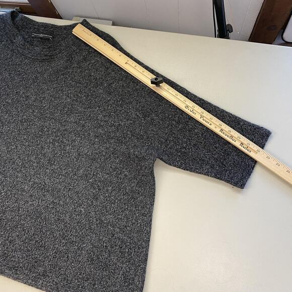 Peruvian Connection Royal Alpaca Sweater Womens XL Gray Oversized Boxy Cozy - Picture 6 of 13